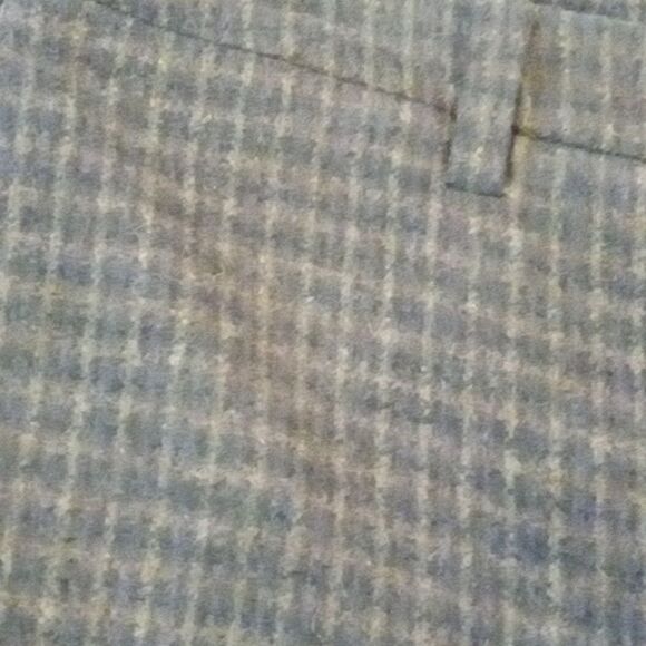 Vince brown & gray plaid pull on wide leg pant w side & back pocket size 1X NWT - Picture 2 of 3